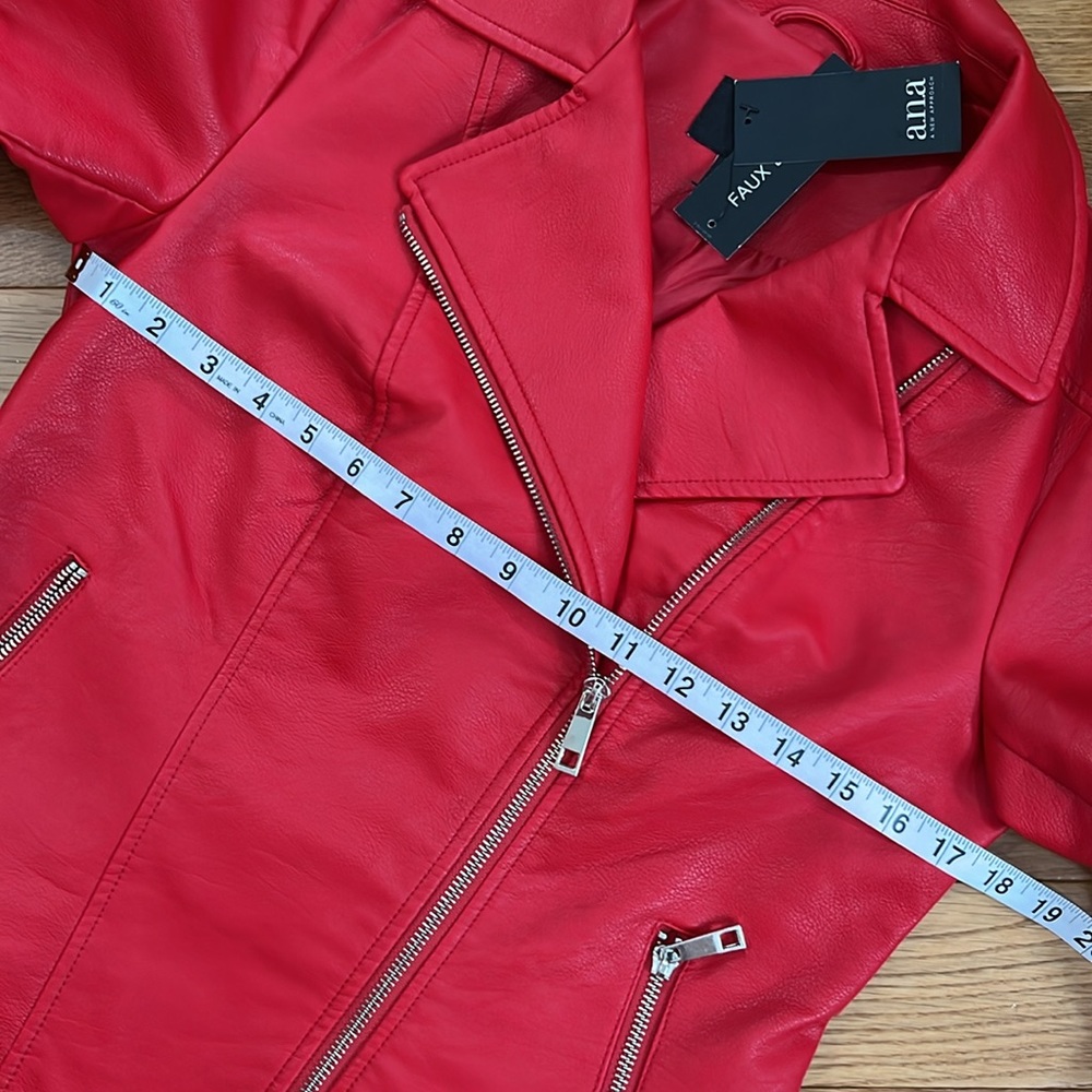 Red Moto Jacket - Picture 5 of 10